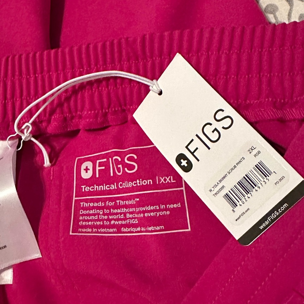 Figs xxl yola skinny scrub pants NWT